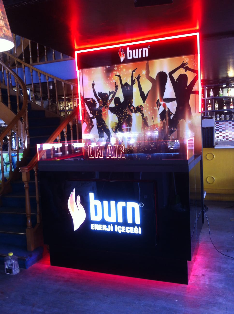 Burn Energy Drink DJ Booth Project