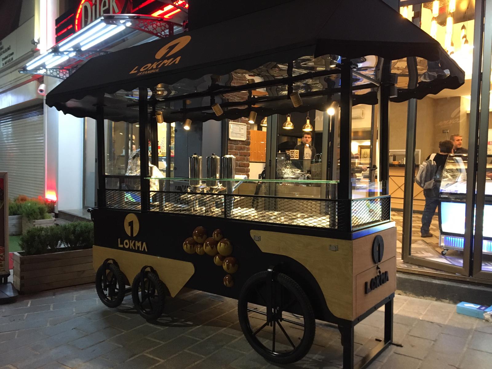 Lokma Standı Kiosk Araba – Mobil Stand